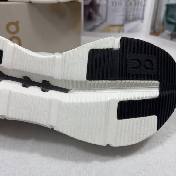 ON Running Cloud Cloudnova Women's White Sand Running Sneaker - Picture 9 of 11